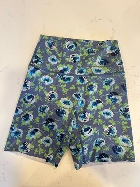 Floral High-Waist Bike Shorts - Aerie